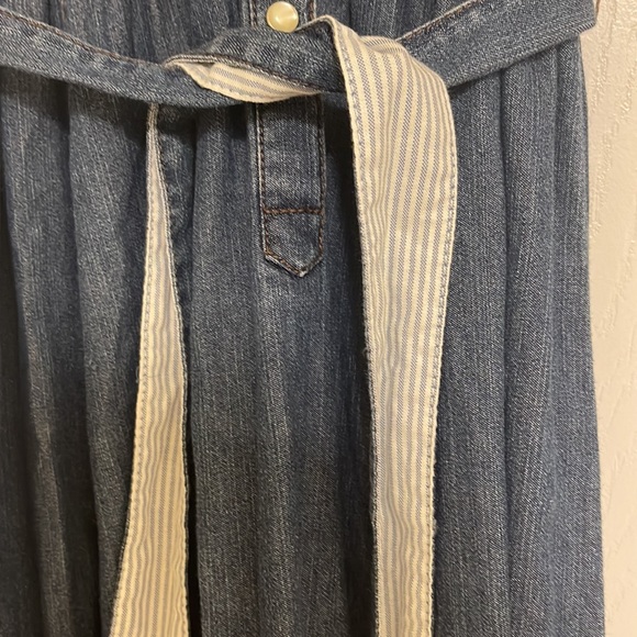 Vintage Tommy Hilfiger Denim Belted Dress - Picture 5 of 6